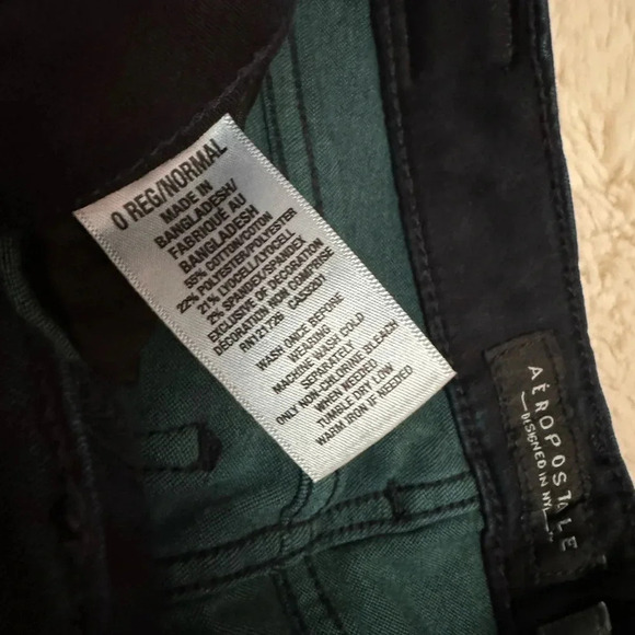 Aeropostale high waisted ankle jeggings dark blue size 0 regular - Picture 5 of 7